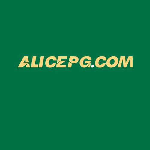 Logo da ALICEPG